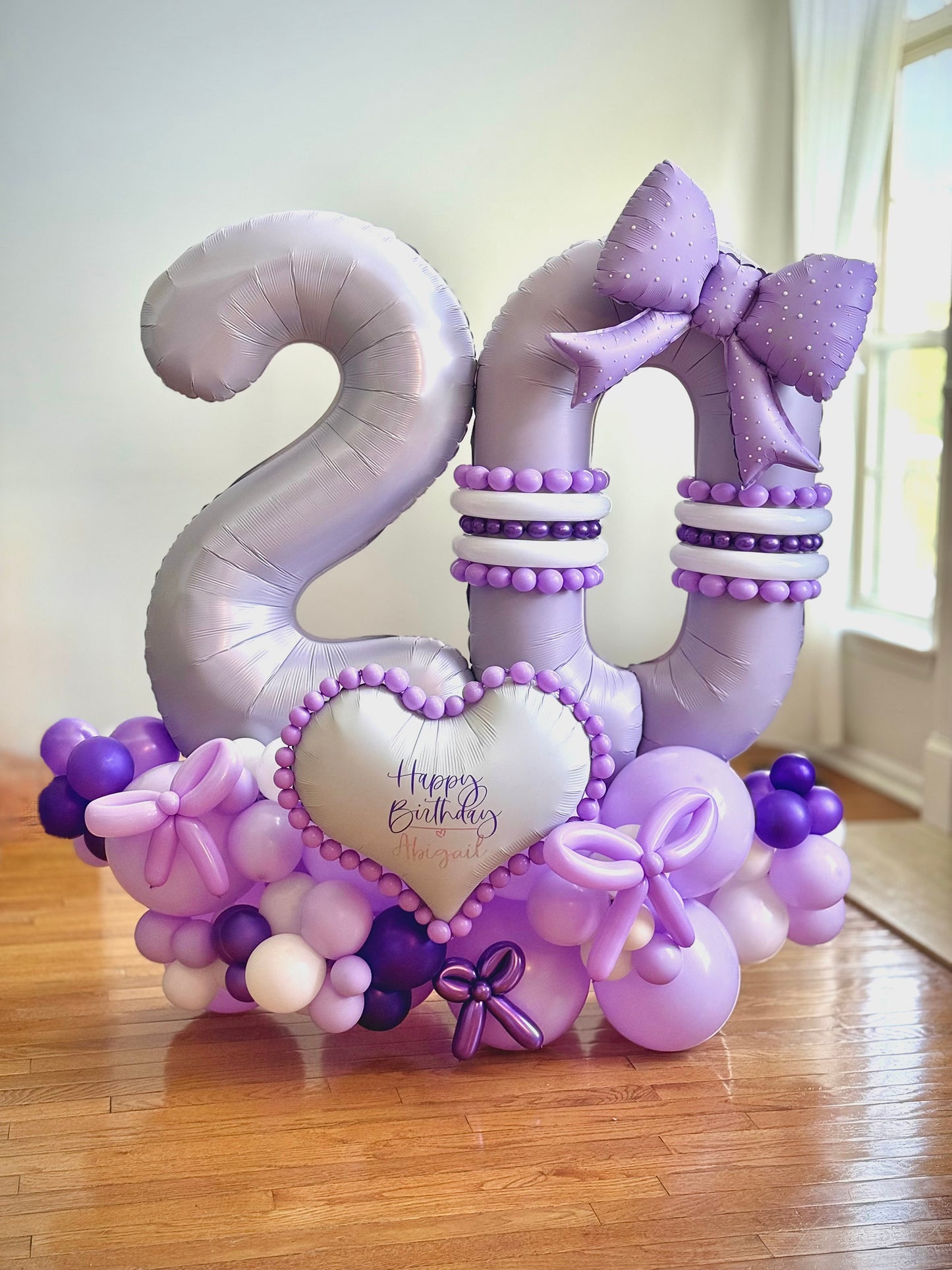 Birthday Number Balloon Arrangement