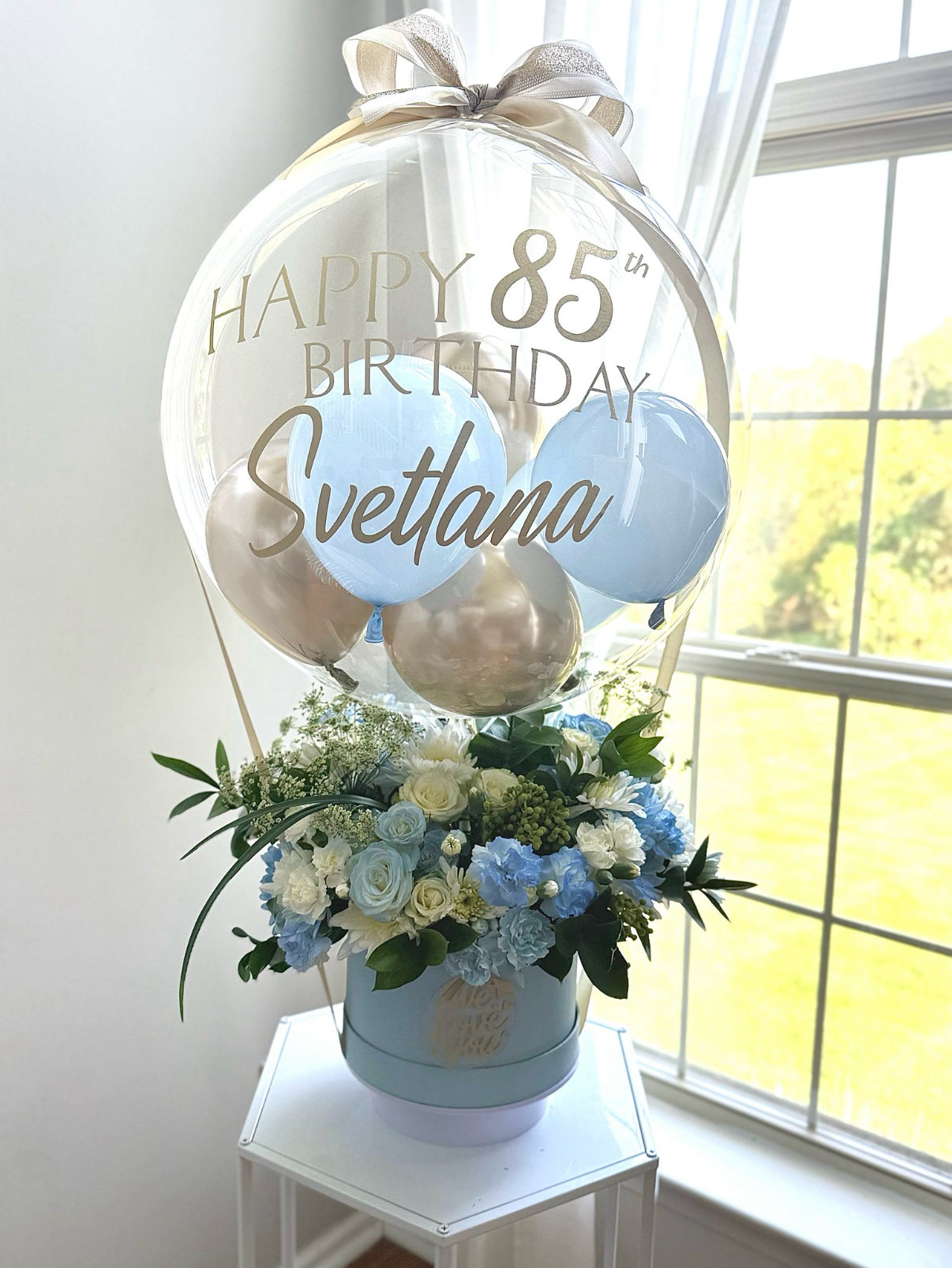 Bloom & Balloon Arrangement