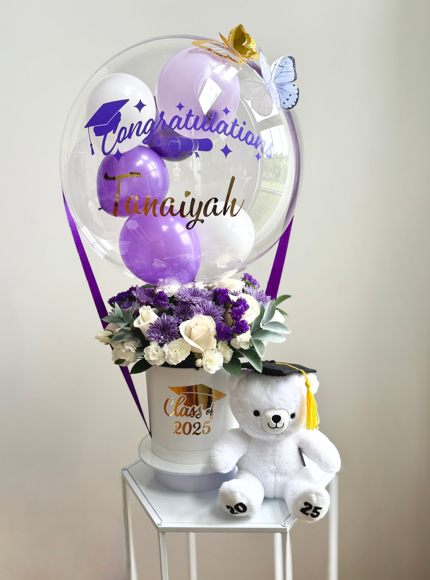 Bloom & Balloon Arrangement